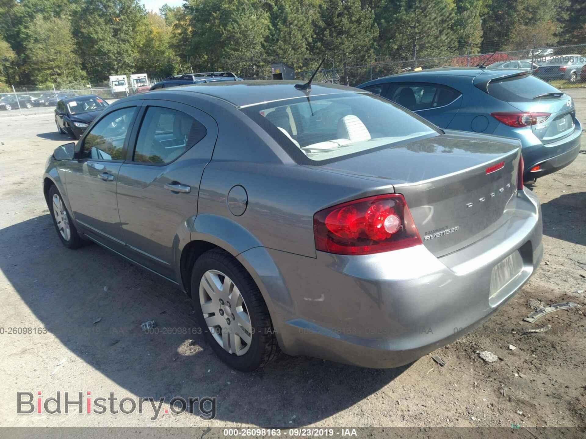2012 DODGE AVENGER - VIN: 1C3CDZAG3CN247722 - Фото 3