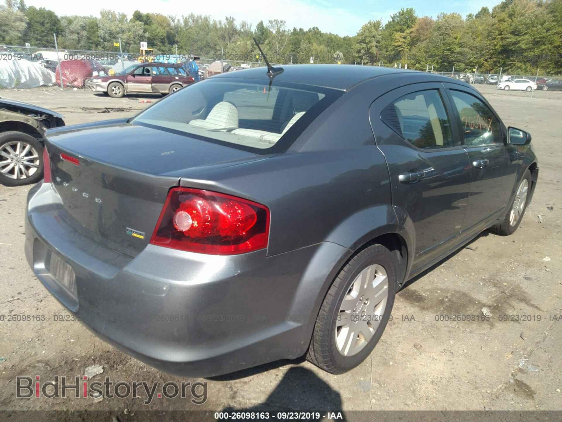 2012 DODGE AVENGER - VIN: 1C3CDZAG3CN247722 - Фото 4