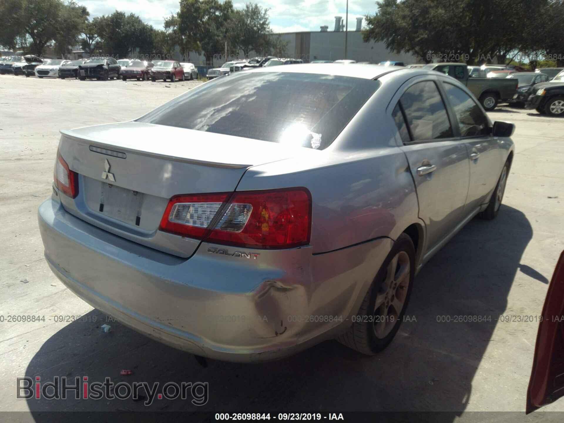 2009 MITSUBISHI GALANT - VIN: 4A3AB36F69E004854 - Фото 4