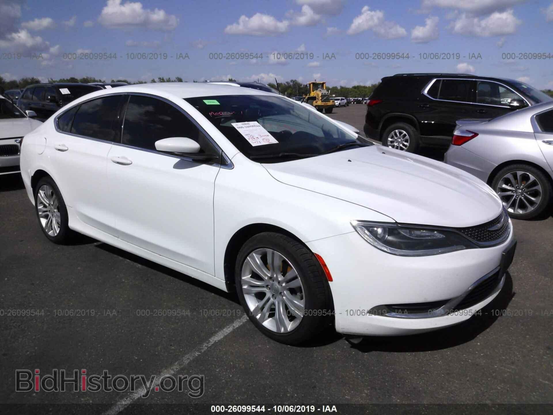 Фотография 1C3CCCAB0GN119125 - CHRYSLER 200 2016