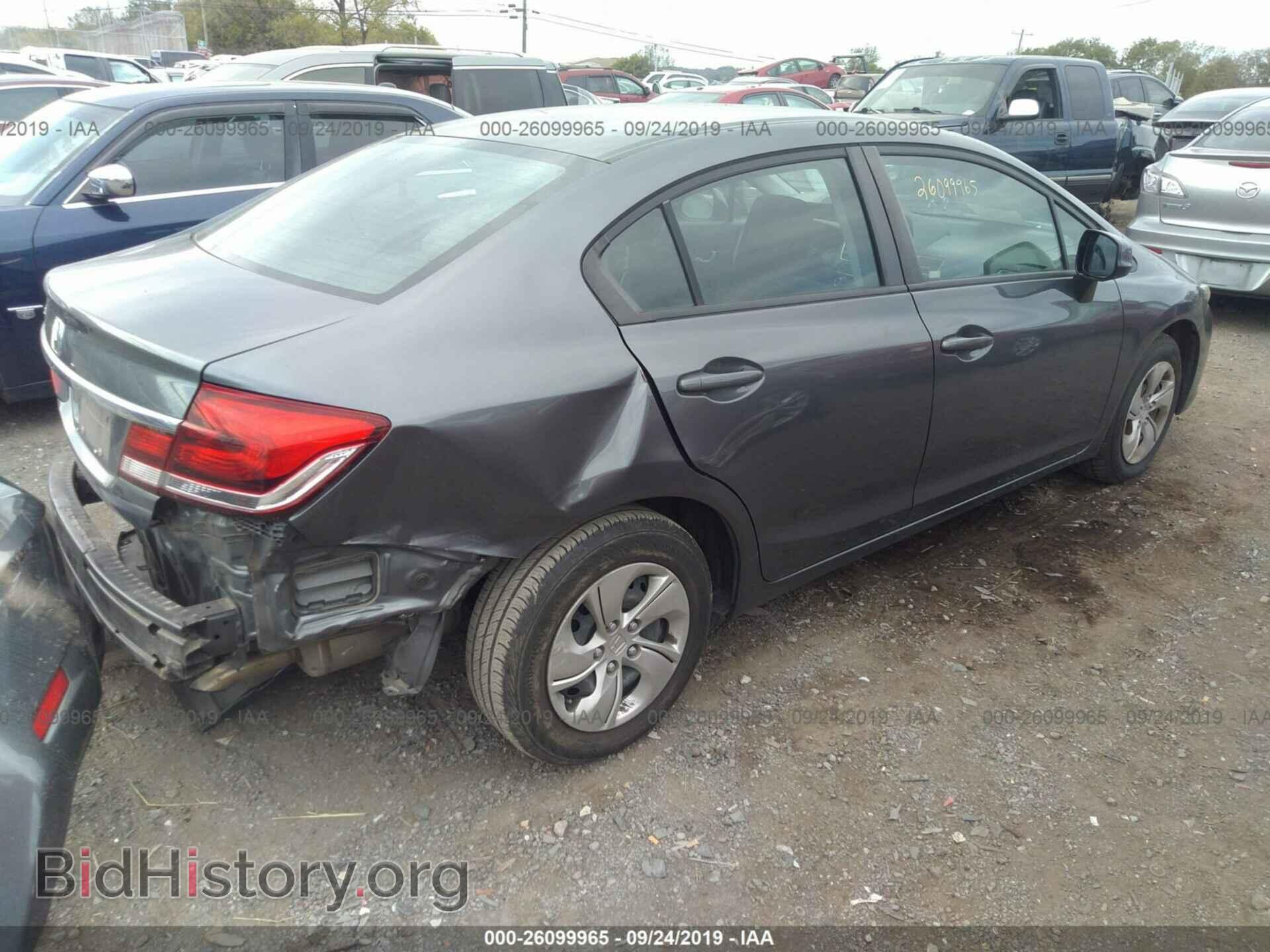 2013 HONDA CIVIC - VIN: 19XFB2F58DE058390 - Фото 4