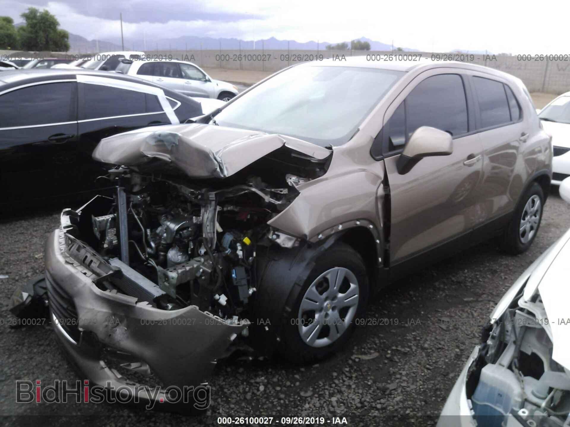 2019 CHEVROLET TRAX - VIN: 3GNCJKSB8KL119769 - Photo 2