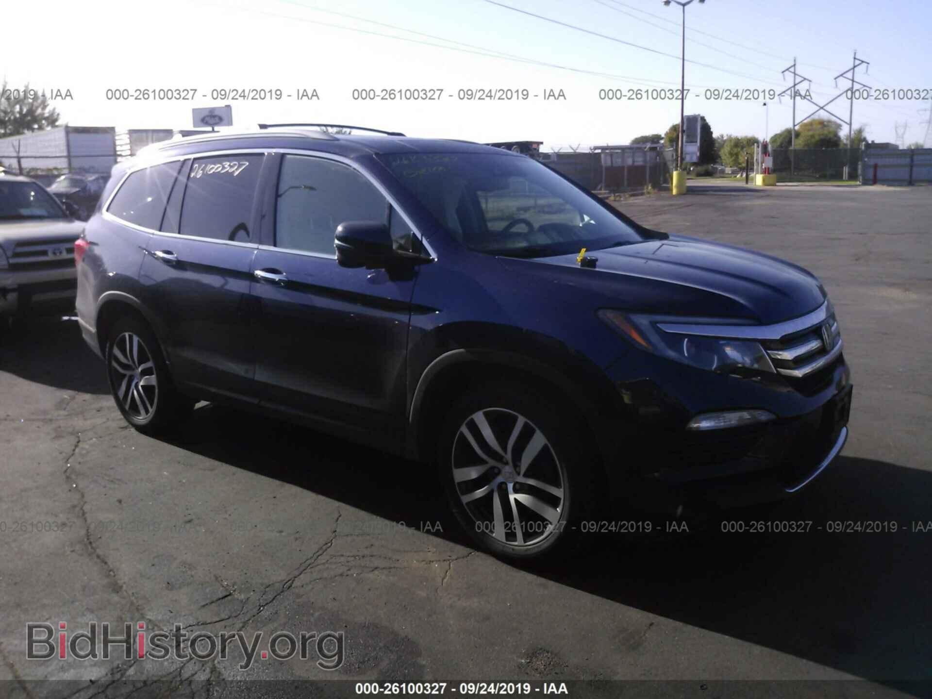 Фотография 5FNYF6H9XGB051377 - HONDA PILOT 2016