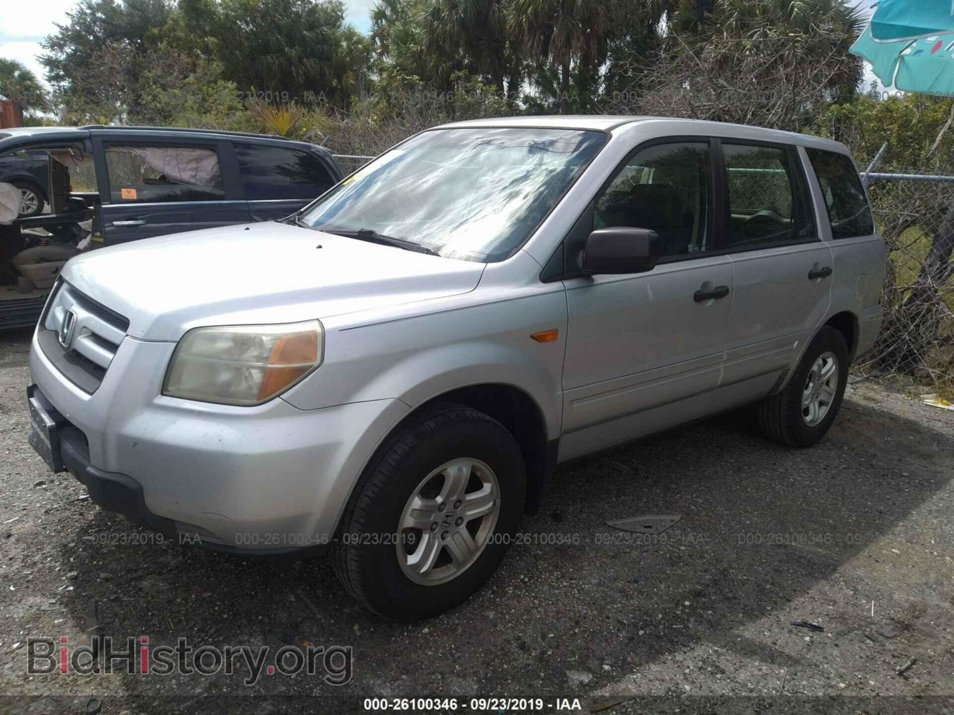 2006 HONDA PILOT - VIN: 5FNYF28126B033716 - Фото 2