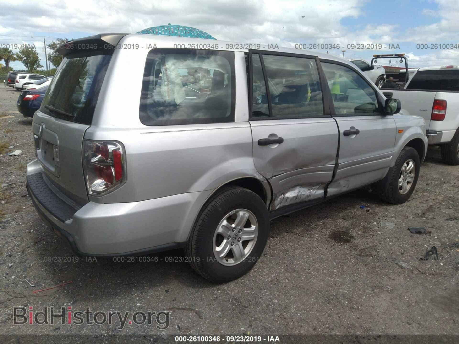 2006 HONDA PILOT - VIN: 5FNYF28126B033716 - Фото 4