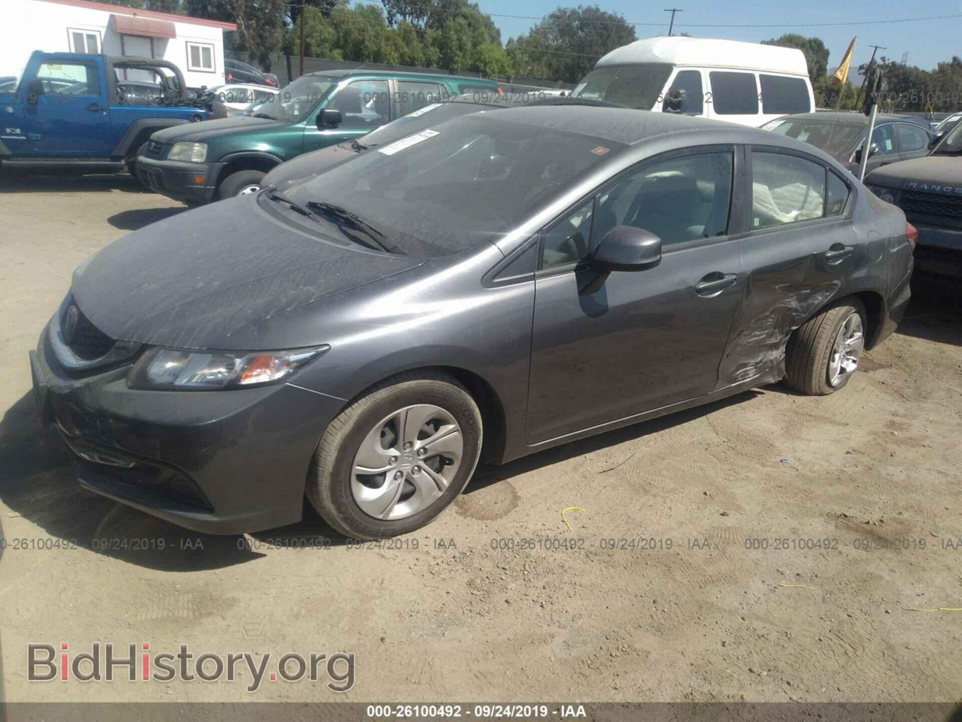 2013 HONDA CIVIC - VIN: 19XFB2F5XDE245470 - Фото 2