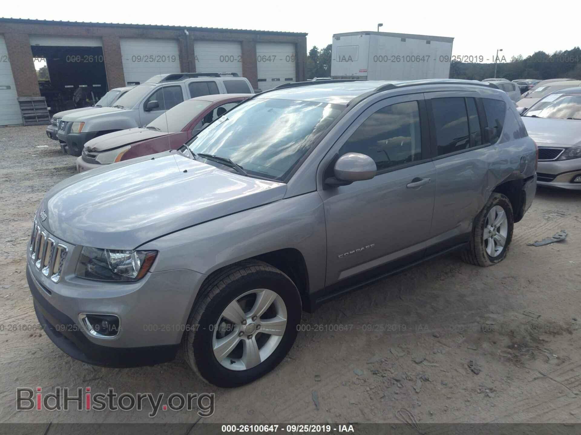 2015 JEEP COMPASS - VIN: 1C4NJDEB1FD371027 - Фото 2