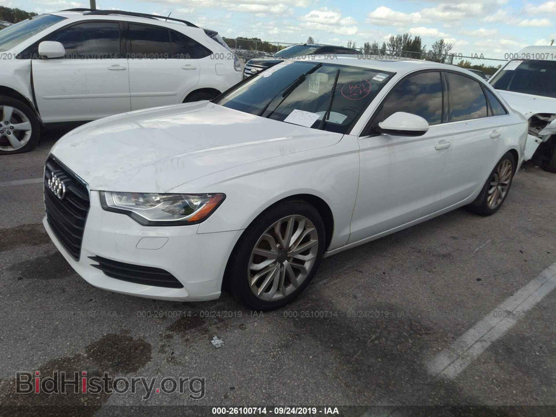 2013 AUDI A6 - VIN: WAUCFAFC3DN058368 - Фото 2