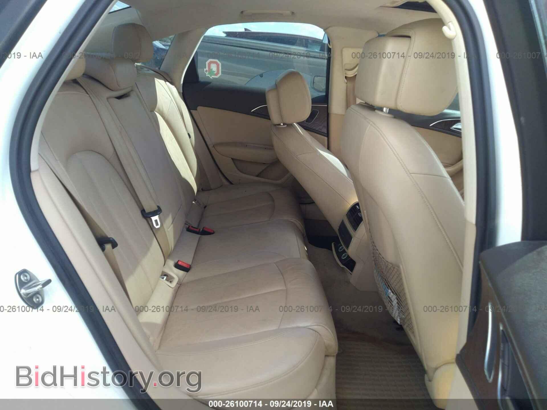 2013 AUDI A6 - VIN: WAUCFAFC3DN058368 - Фото 8