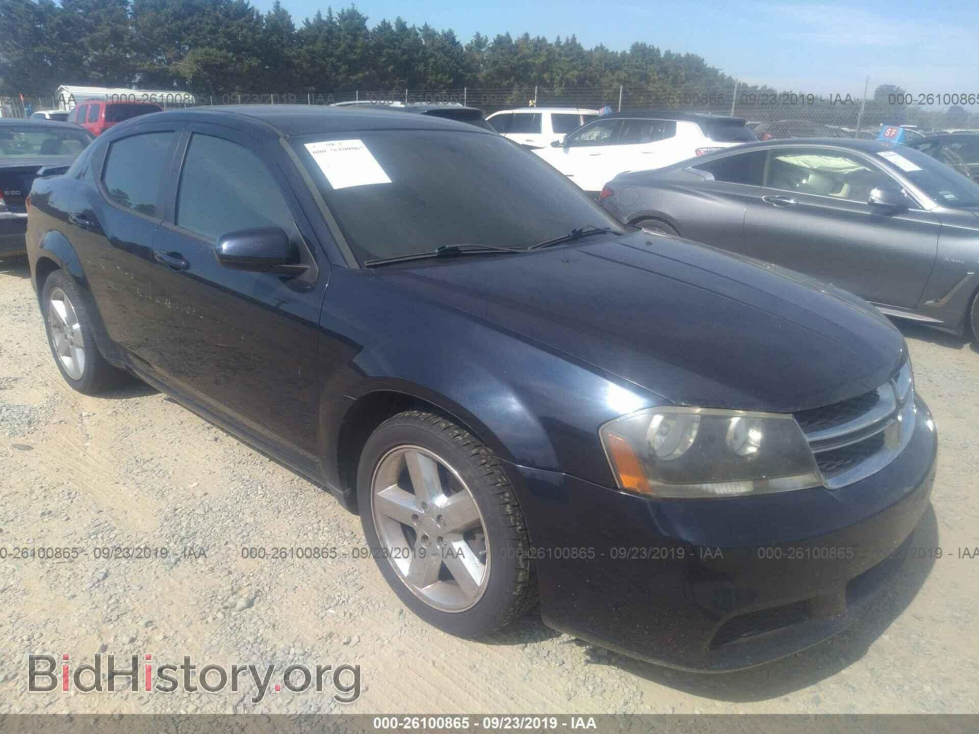 Фотография 1C3CDZCBXCN312499 - DODGE AVENGER 2012