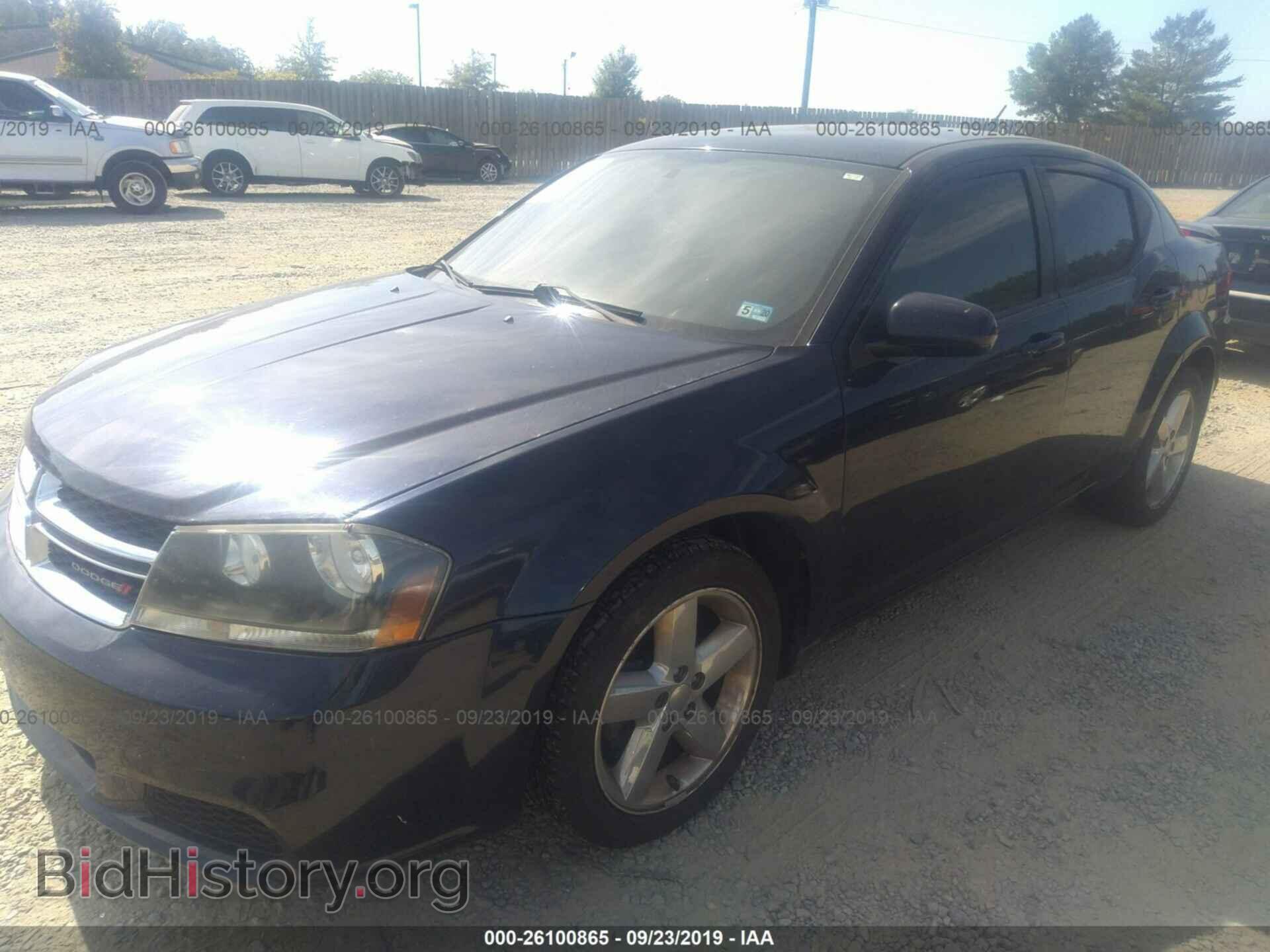 2012 DODGE AVENGER - VIN: 1C3CDZCBXCN312499 - Фото 2