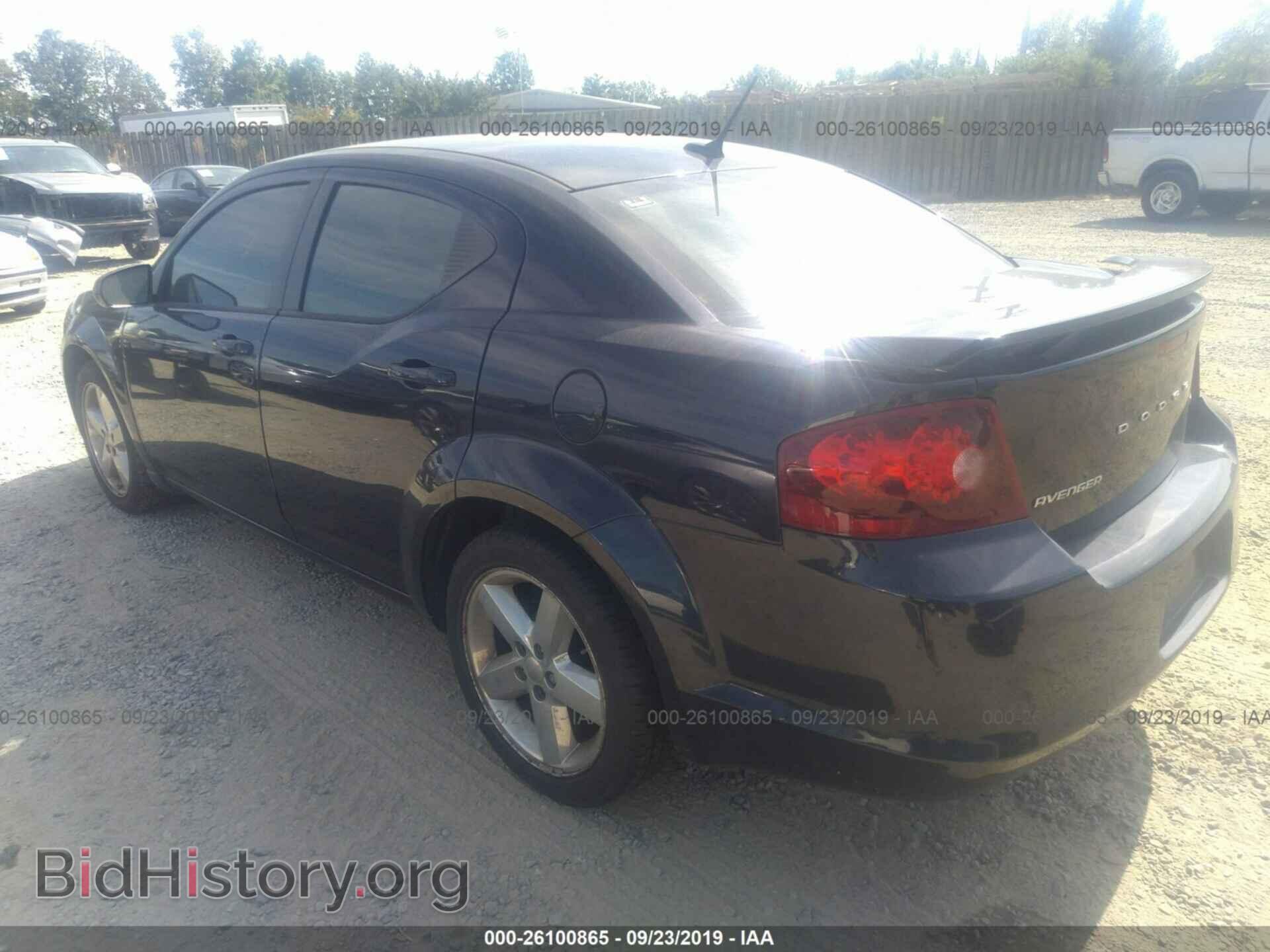 2012 DODGE AVENGER - VIN: 1C3CDZCBXCN312499 - Фото 3