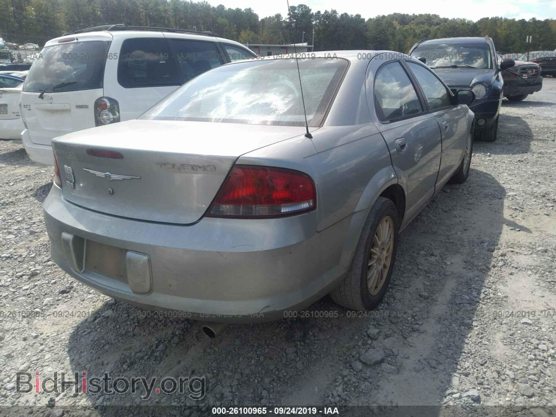2004 CHRYSLER SEBRING - VIN: 1C3AL56R14N248480 - Фото 4