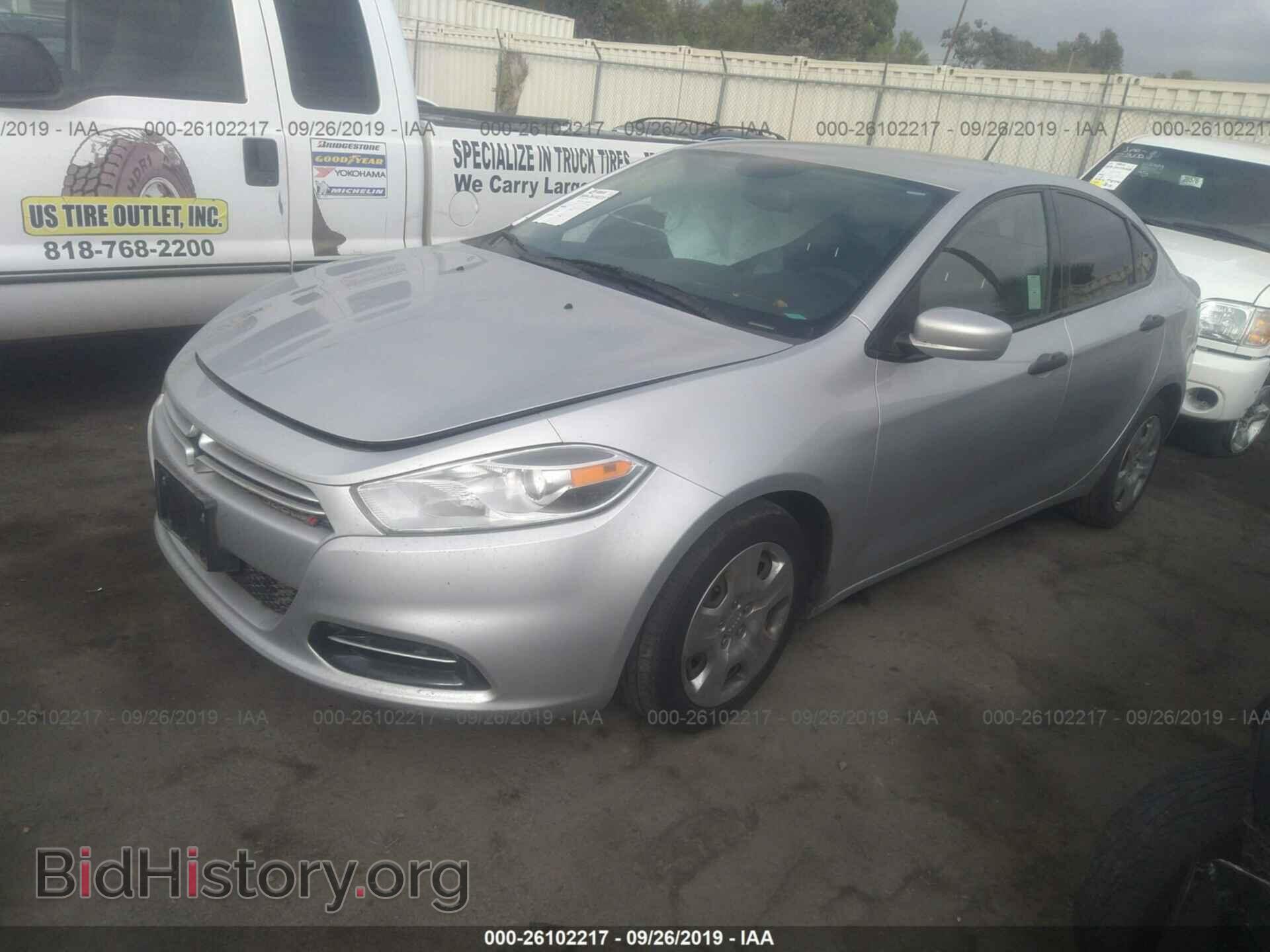 2013 DODGE DART - VIN: 1C3CDFAA0DD192065 - Фото 2