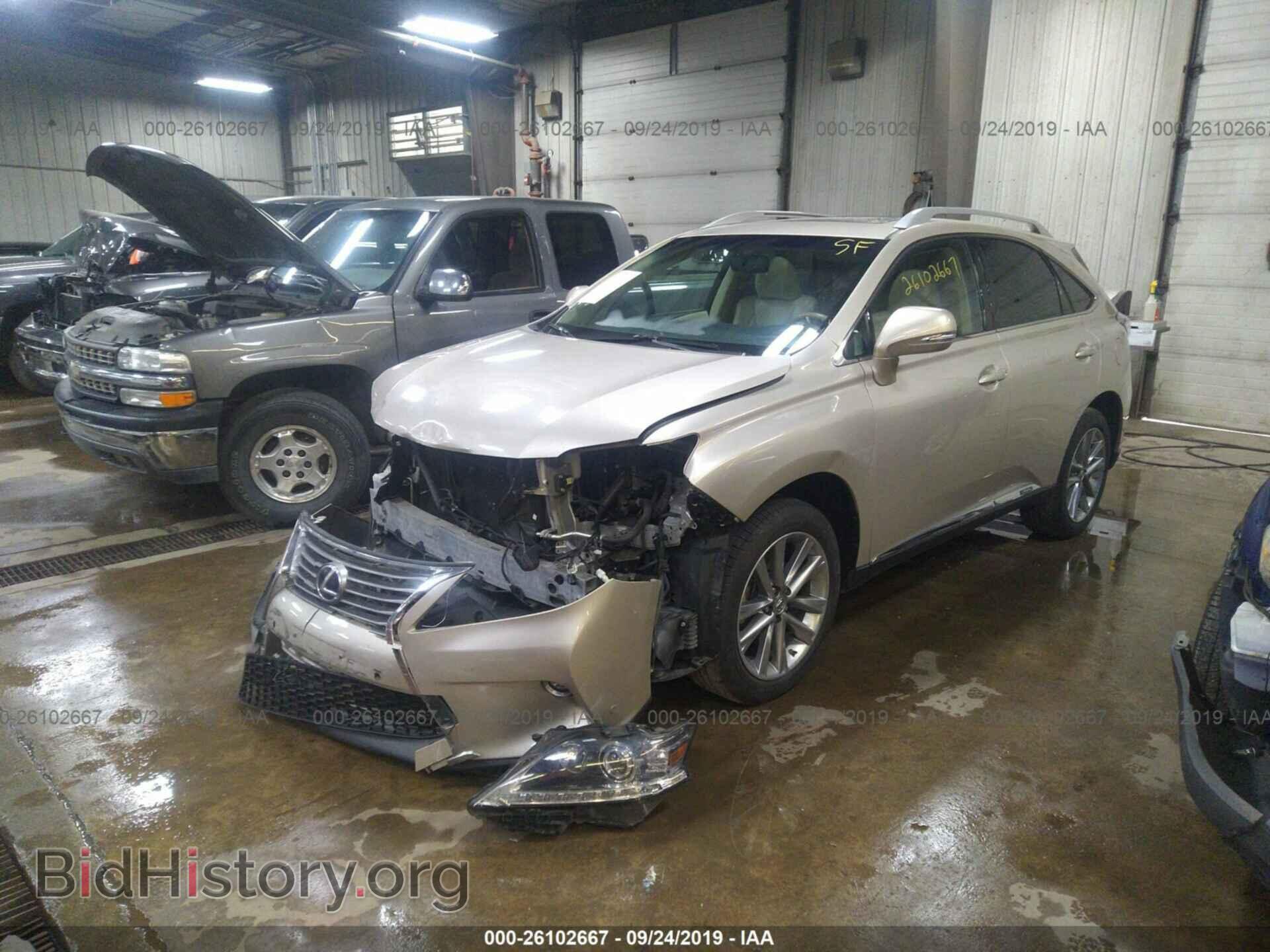 2015 LEXUS RX - VIN: 2T2BC1BA3FC007353 - Фото 2