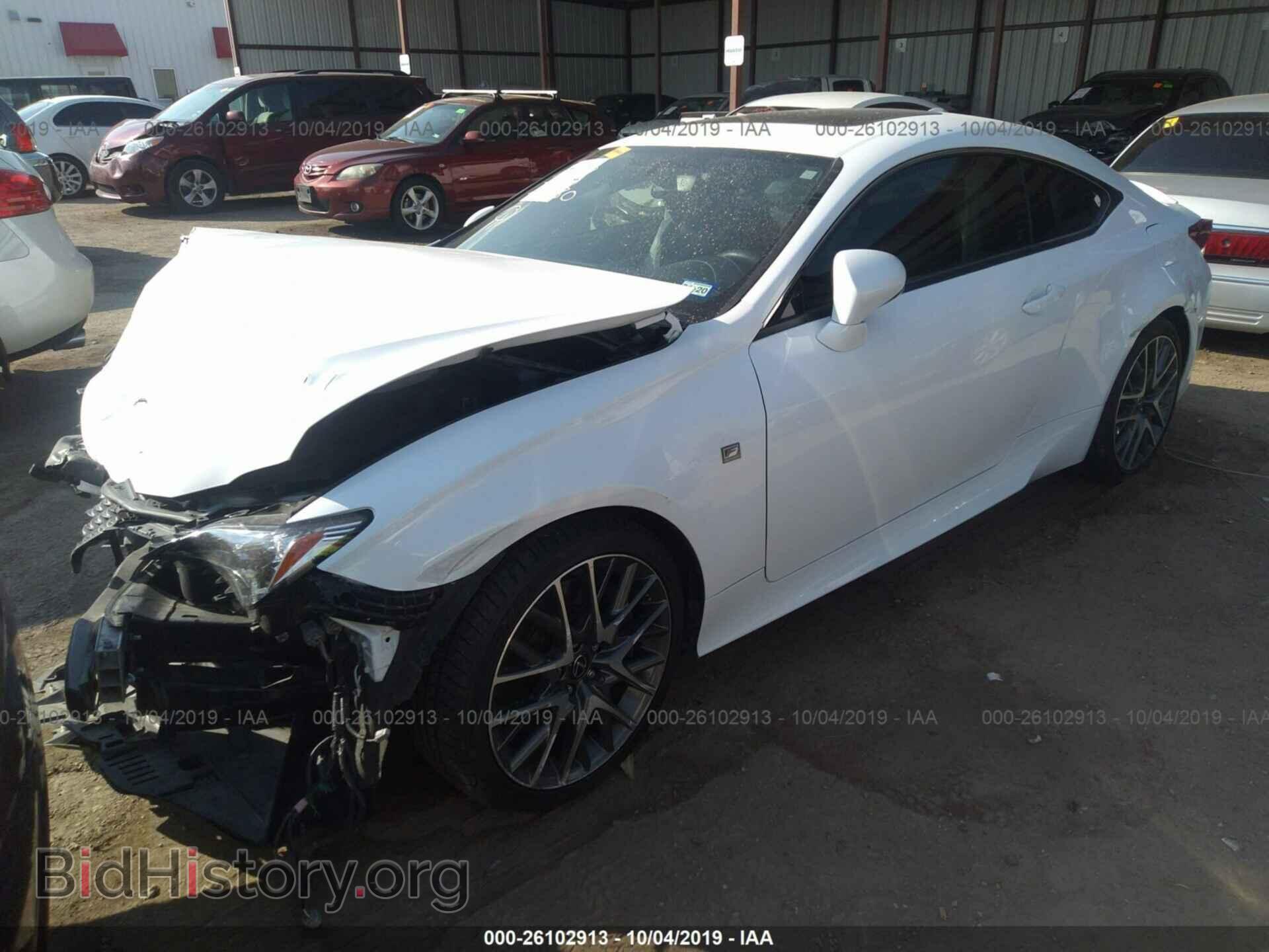 2016 LEXUS RC - VIN: JTHHE5BCXG5013570 - Фото 2