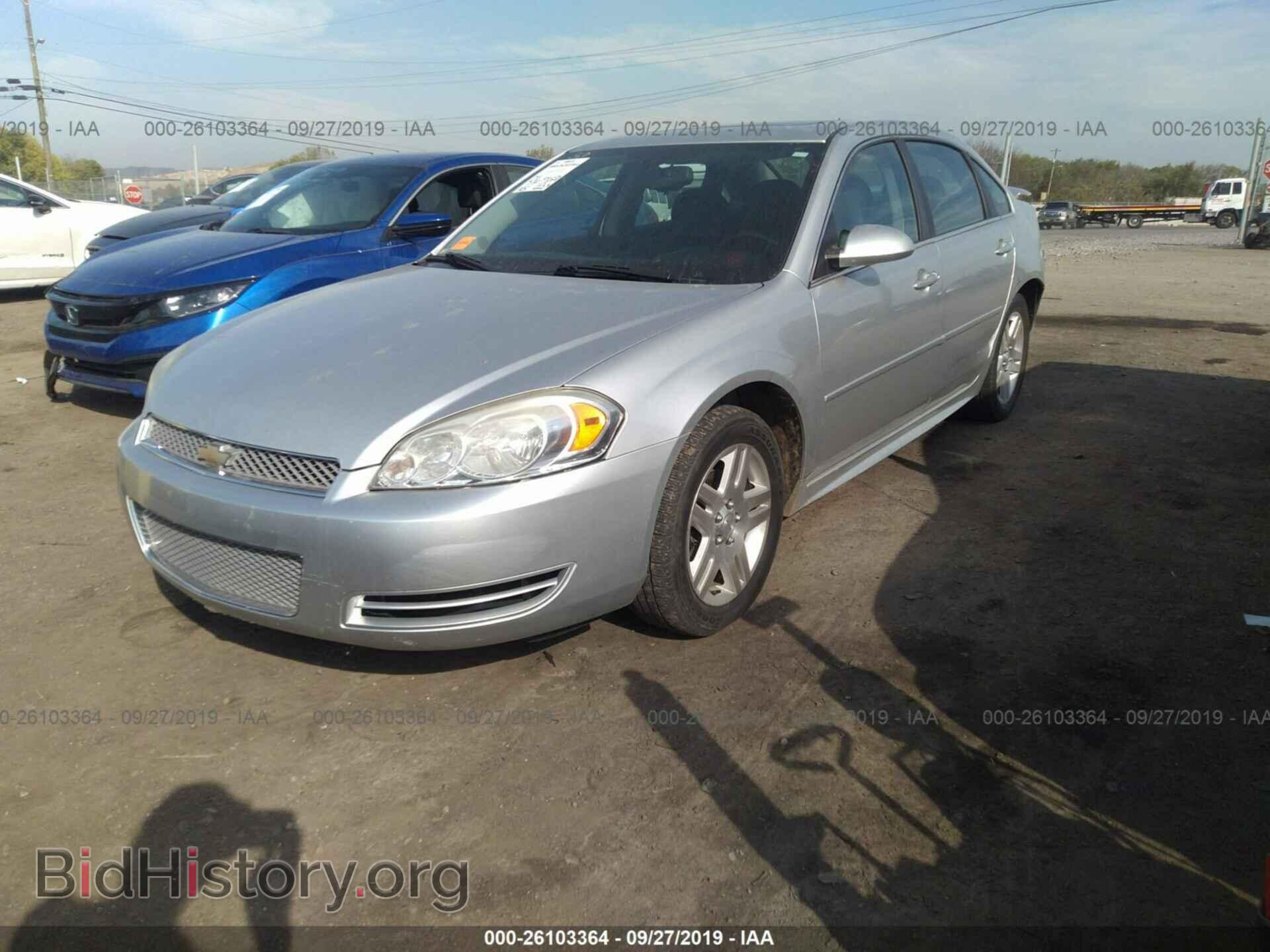 2013 CHEVROLET IMPALA - VIN: 2G1WG5E37D1196107 - Фото 2
