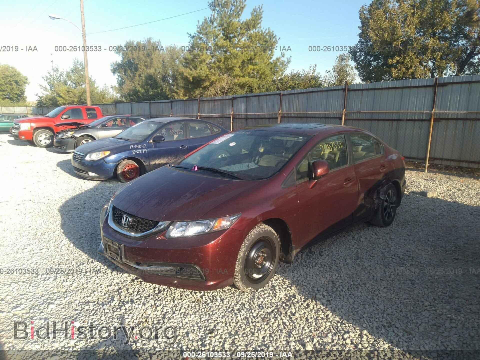 2013 HONDA CIVIC - VIN: 19XFB2F85DE066909 - Фото 2