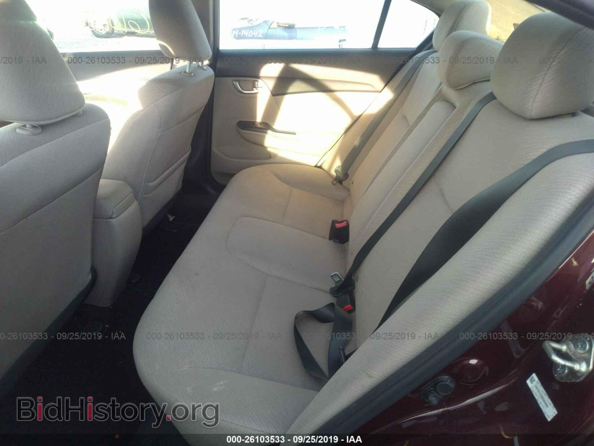 2013 HONDA CIVIC - VIN: 19XFB2F85DE066909 - Фото 8