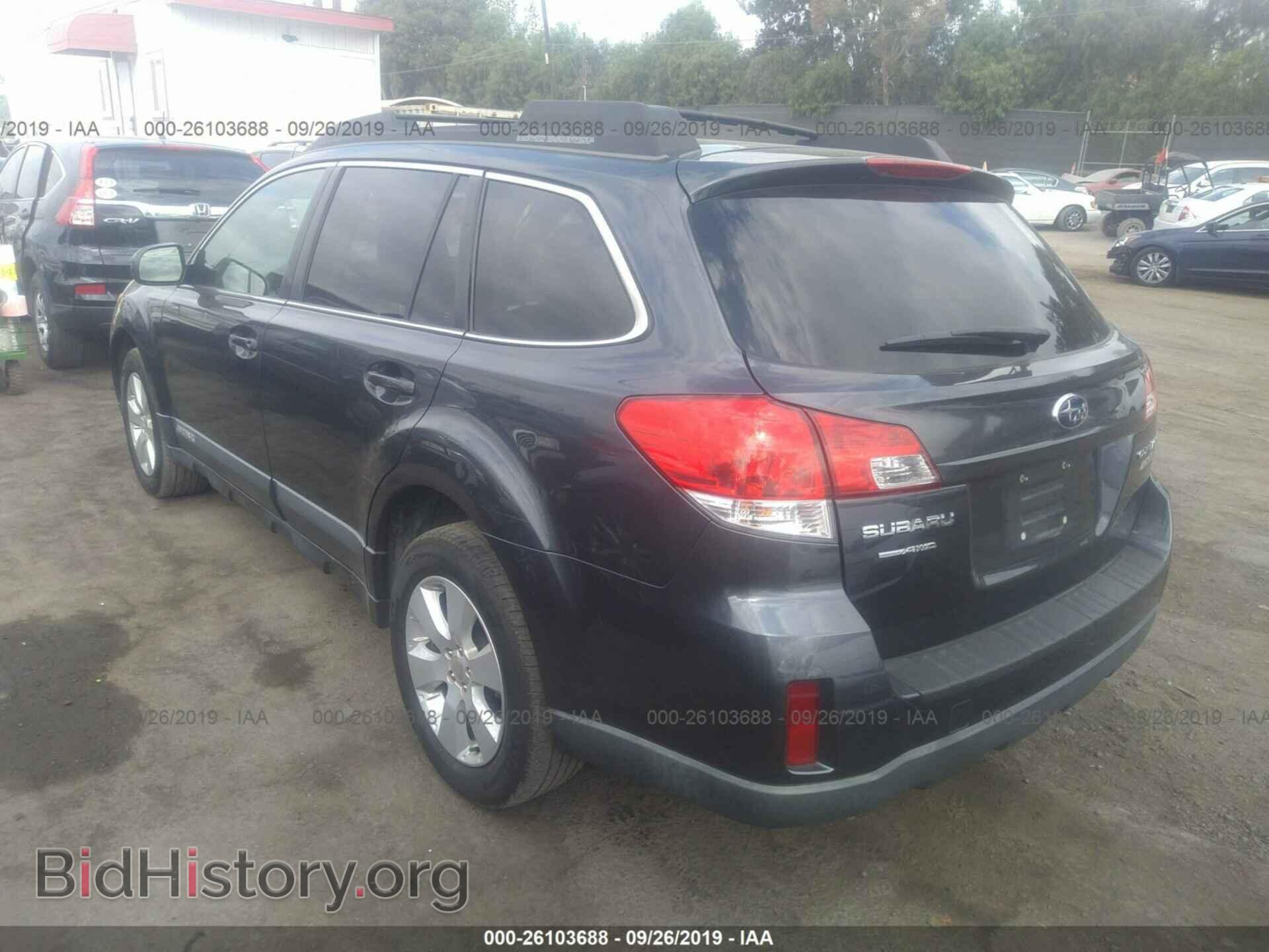 2010 SUBARU OUTBACK - VIN: 4S4BRBFC8A3377845 - Фото 3