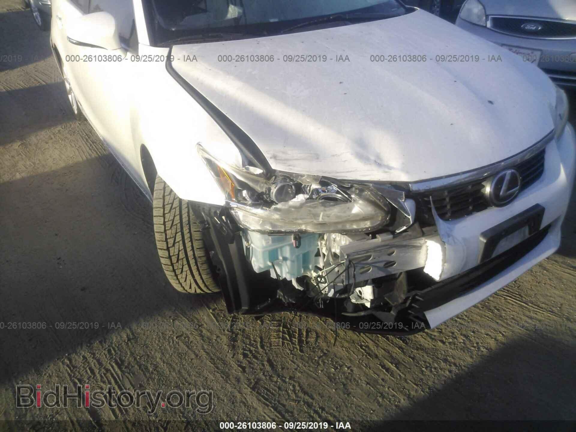 2011 LEXUS CT - VIN: JTHKD5BH0B2030666 - Фото 6