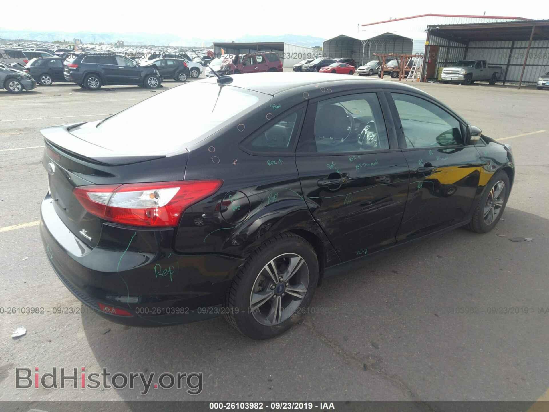 2014 FORD FOCUS - VIN: 1FADP3F22EL407062 - Фото 4