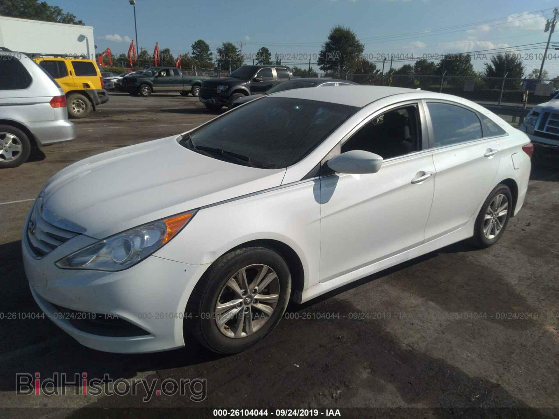 2014 HYUNDAI SONATA - VIN: 5NPEB4AC2EH857012 - Фото 2
