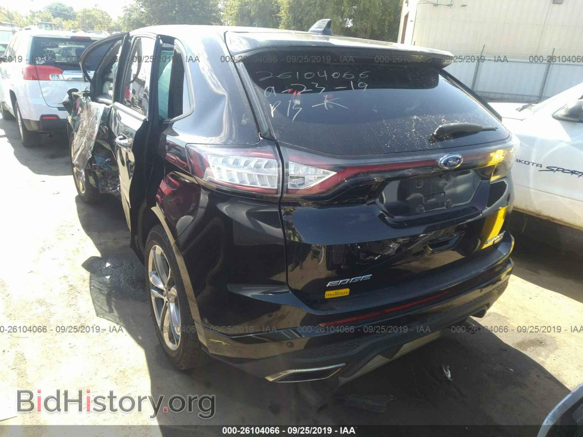 2015 FORD EDGE - VIN: 2FMTK4APXFBB93058 - Фото 3