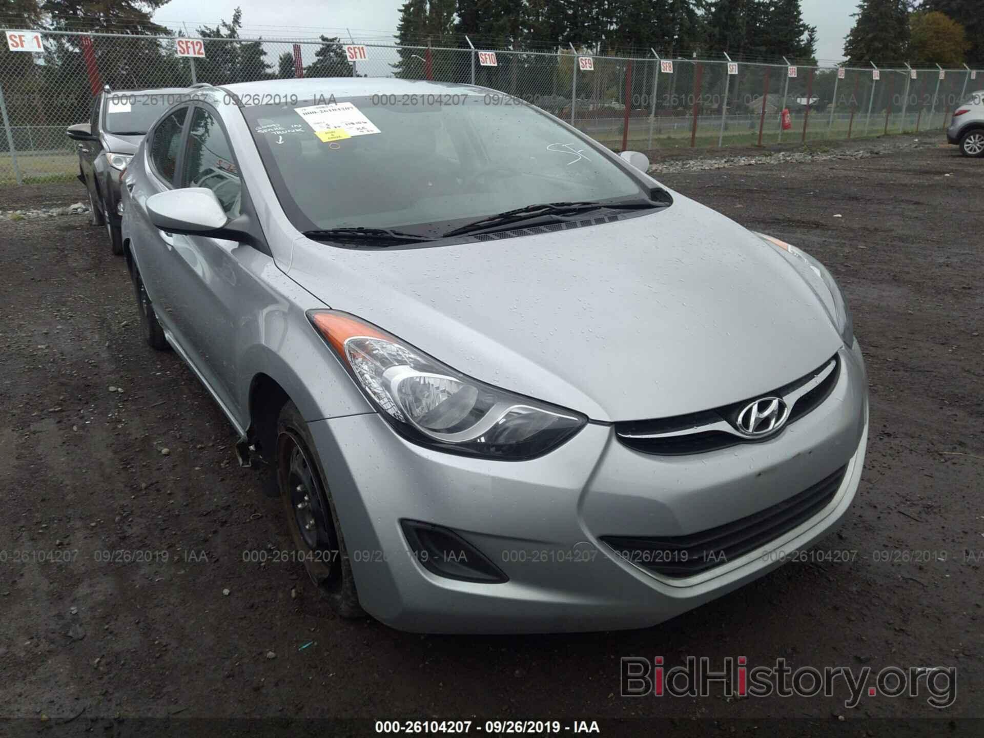 Photo 5NPDH4AE1BH036779 - HYUNDAI ELANTRA 2011