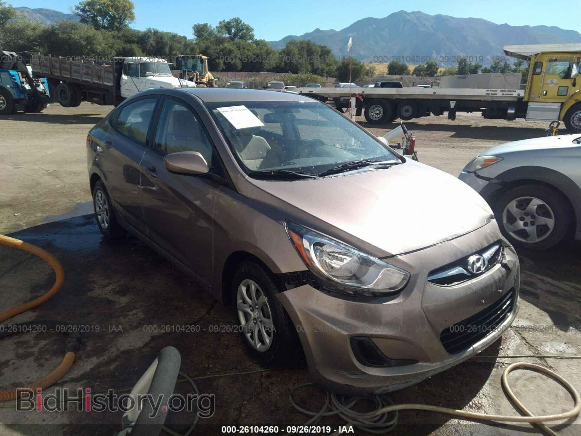 Photo KMHCT4AE9CU200857 - HYUNDAI ACCENT 2012