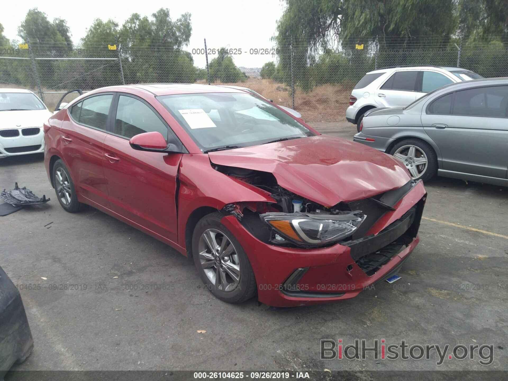 Photo KMHD84LFXJU450343 - HYUNDAI ELANTRA 2018