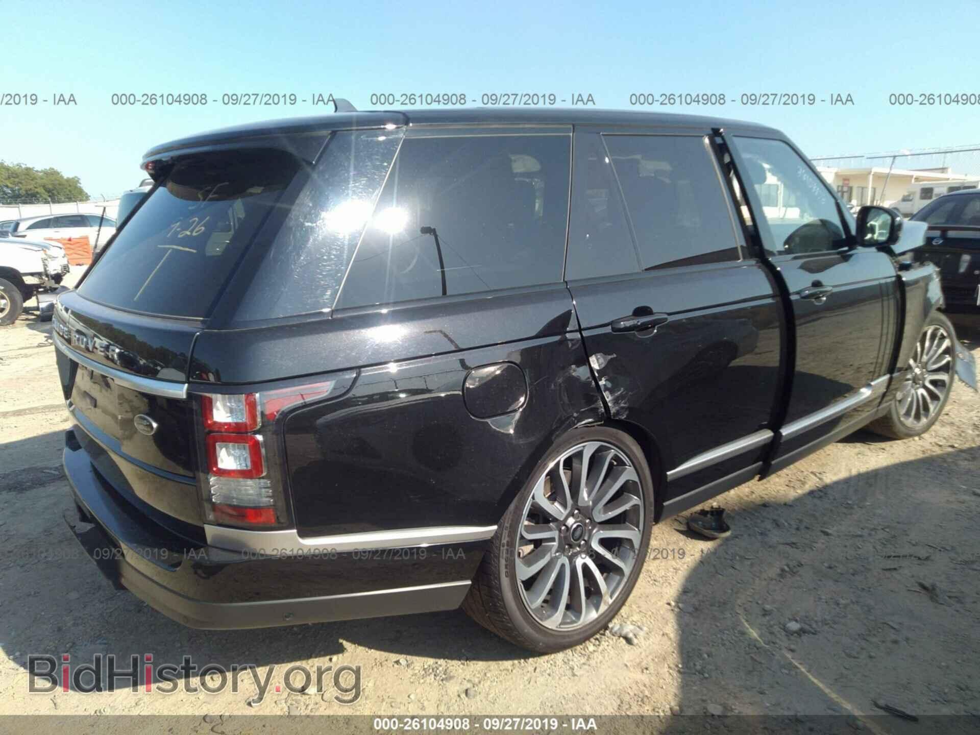 2016 LAND ROVER RANGE ROVER - VIN: SALGS2EF7GA250849 - Фото 4