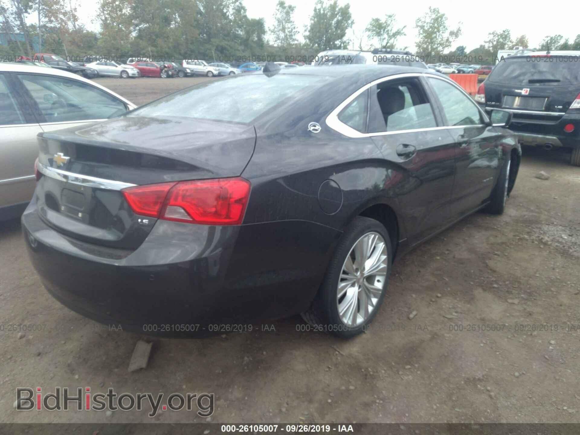 2014 CHEVROLET IMPALA - VIN: 2G11Y5SL1E9112569 - Фото 4