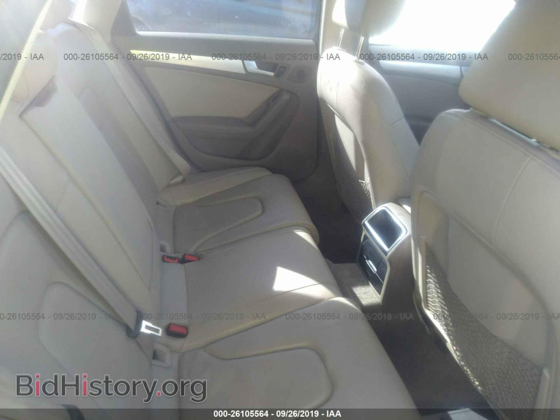 2012 AUDI A4 - VIN: WAUAFAFL0CA117406 - Photo 8
