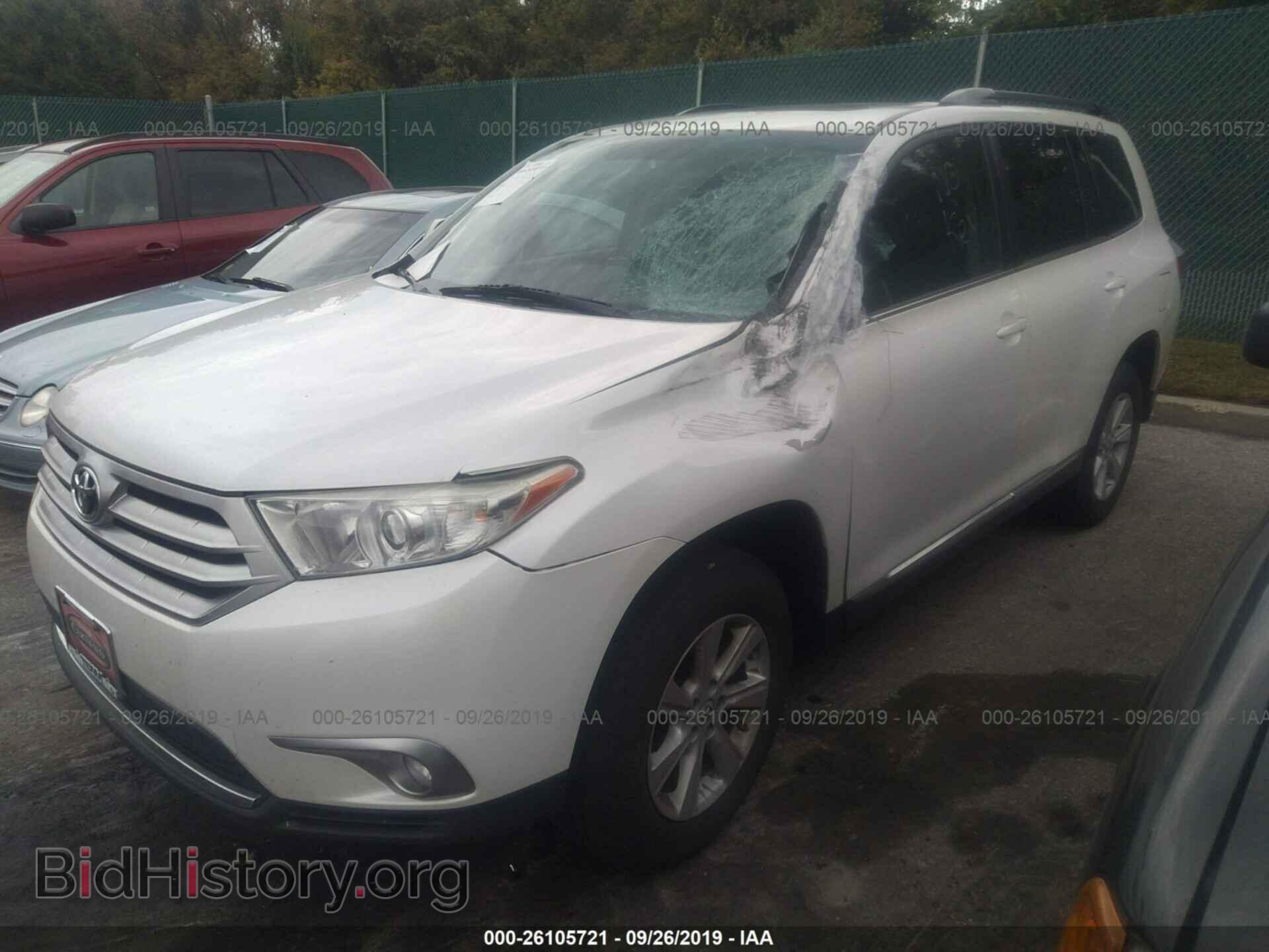 2012 TOYOTA HIGHLANDER - VIN: 5TDBK3EH0CS149853 - Фото 2