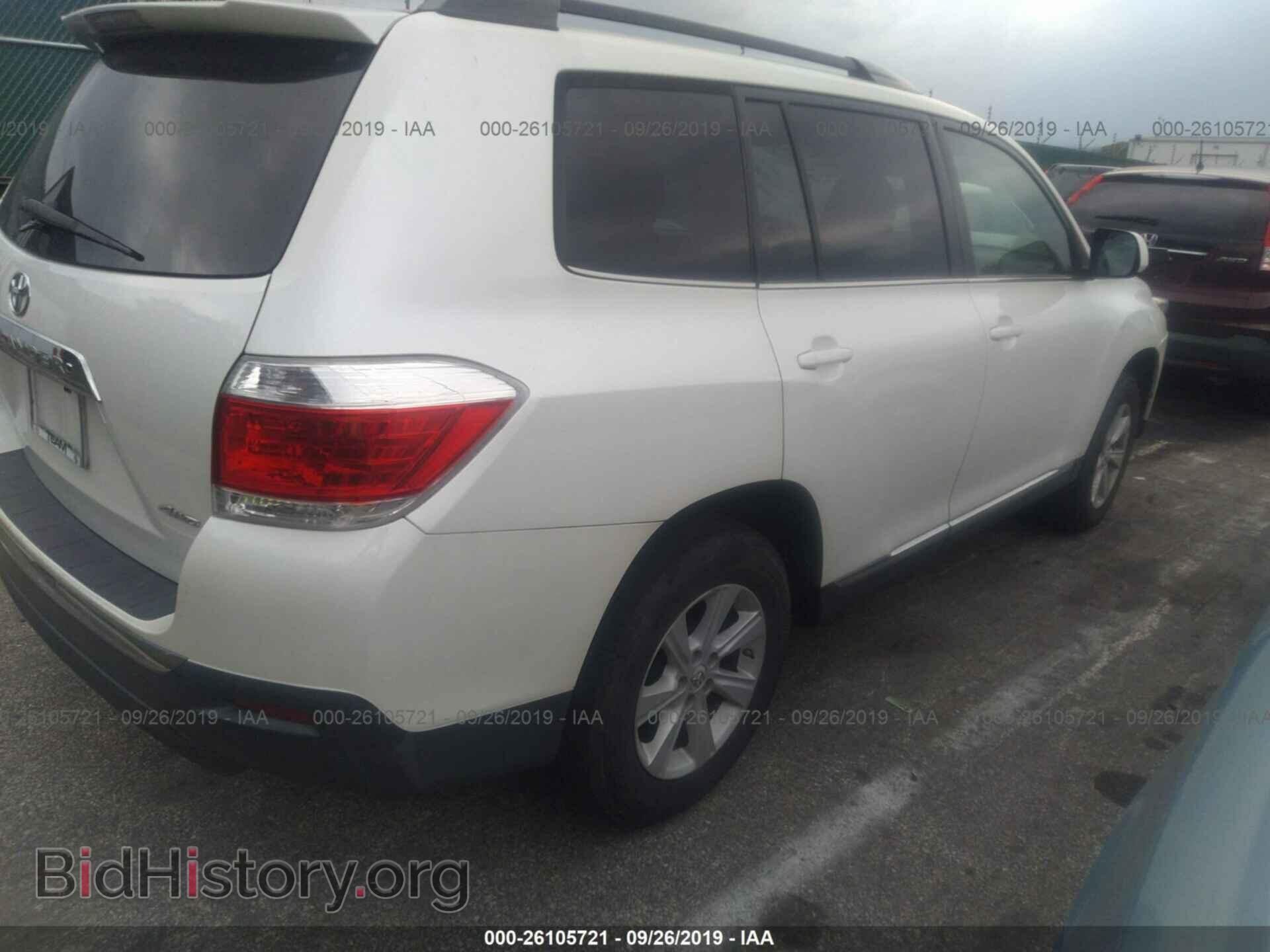 2012 TOYOTA HIGHLANDER - VIN: 5TDBK3EH0CS149853 - Фото 4