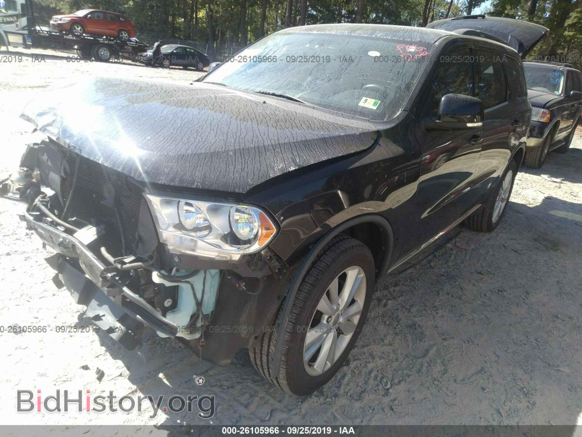 2012 DODGE DURANGO - VIN: 1C4RDHDG1CC321694 - Фото 2