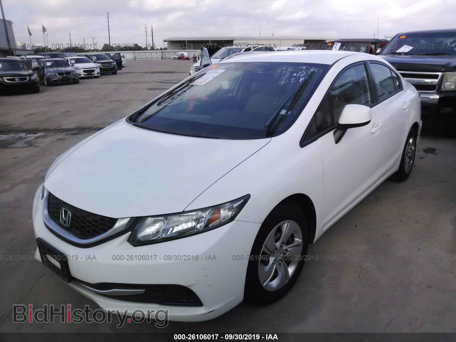 2013 HONDA CIVIC - VIN: 2HGFB2F56DH573975 - Фото 2