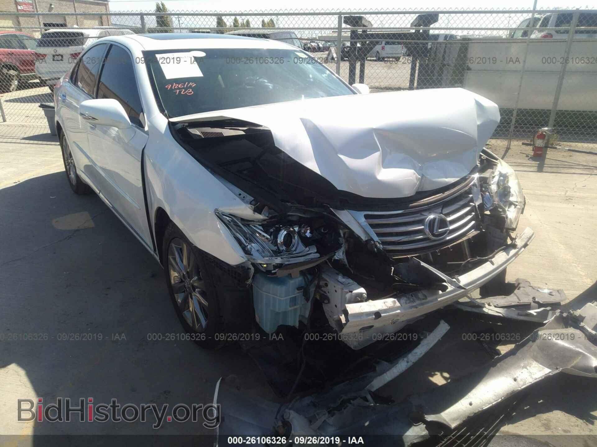Photo JTHBK1EG8C2485204 - LEXUS ES 2012