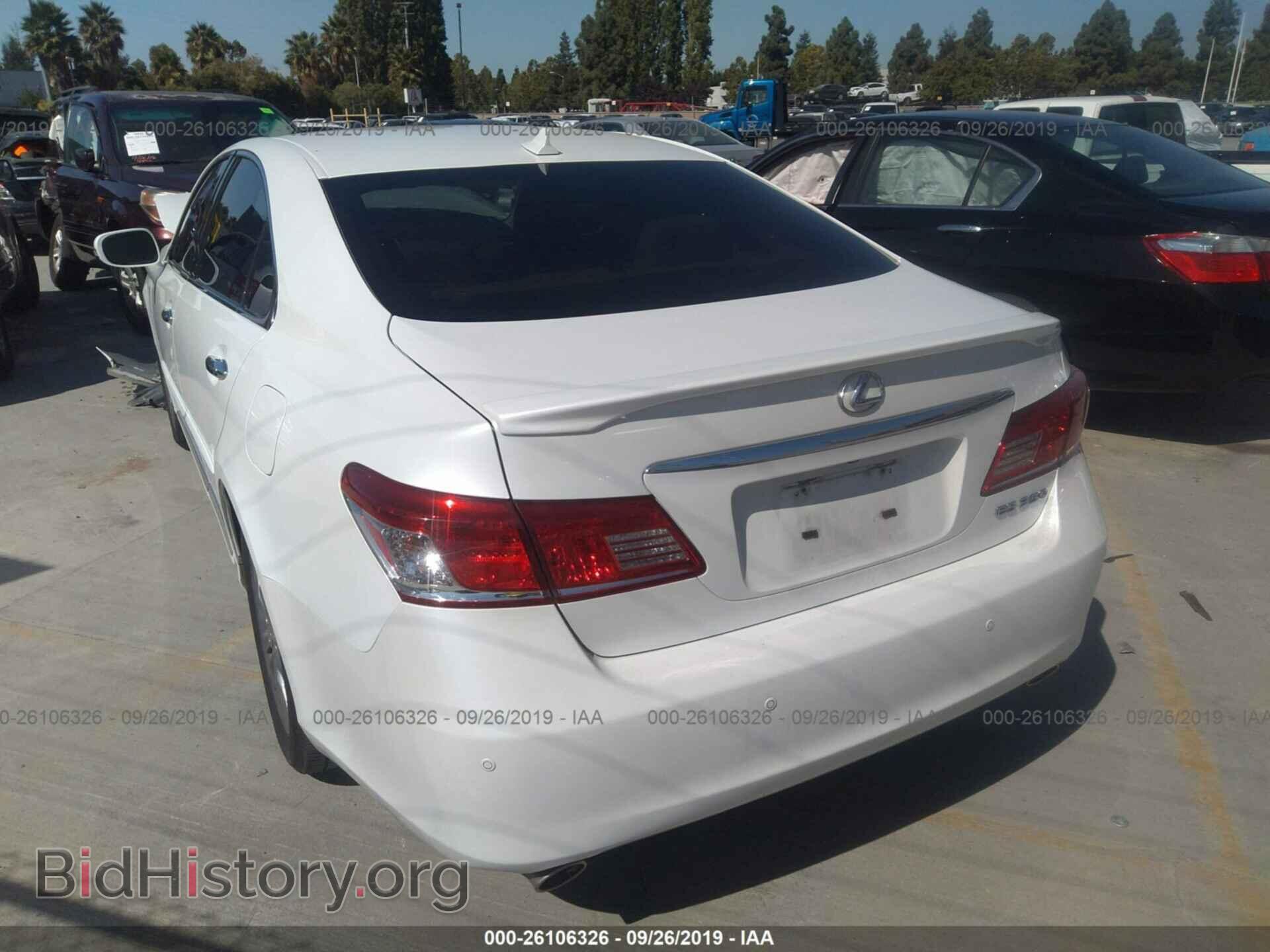 2012 LEXUS ES - VIN: JTHBK1EG8C2485204 - Фото 3