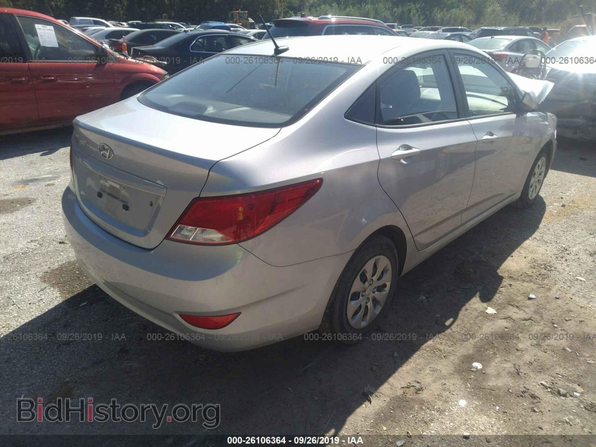 2016 HYUNDAI ACCENT - VIN: KMHCT4AE7GU952076 - Фото 4