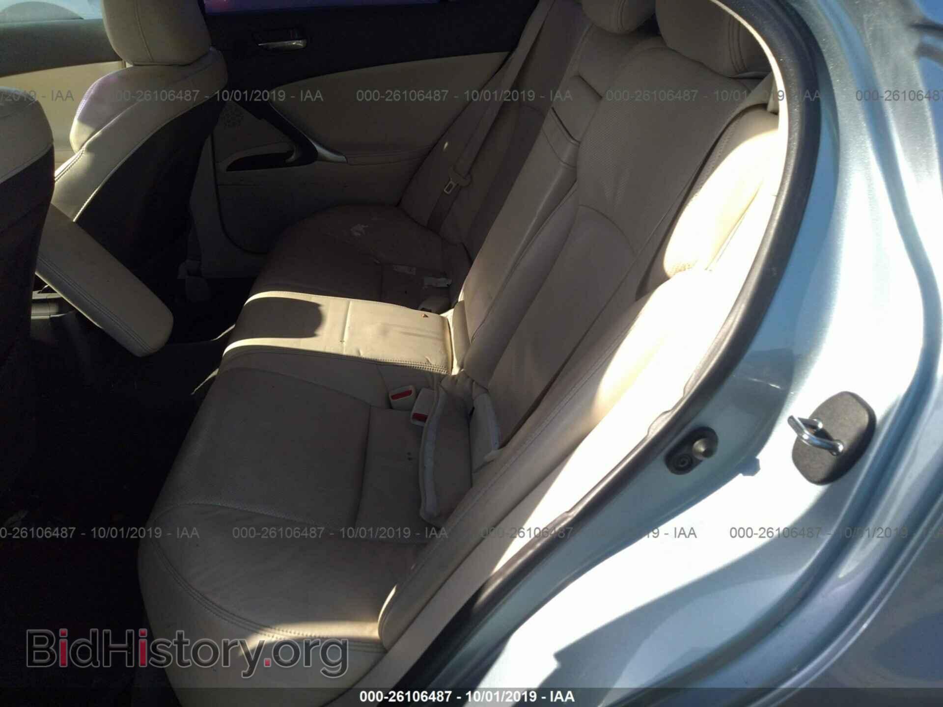 2010 LEXUS IS - VIN: JTHBF5C27A5108698 - Фото 8