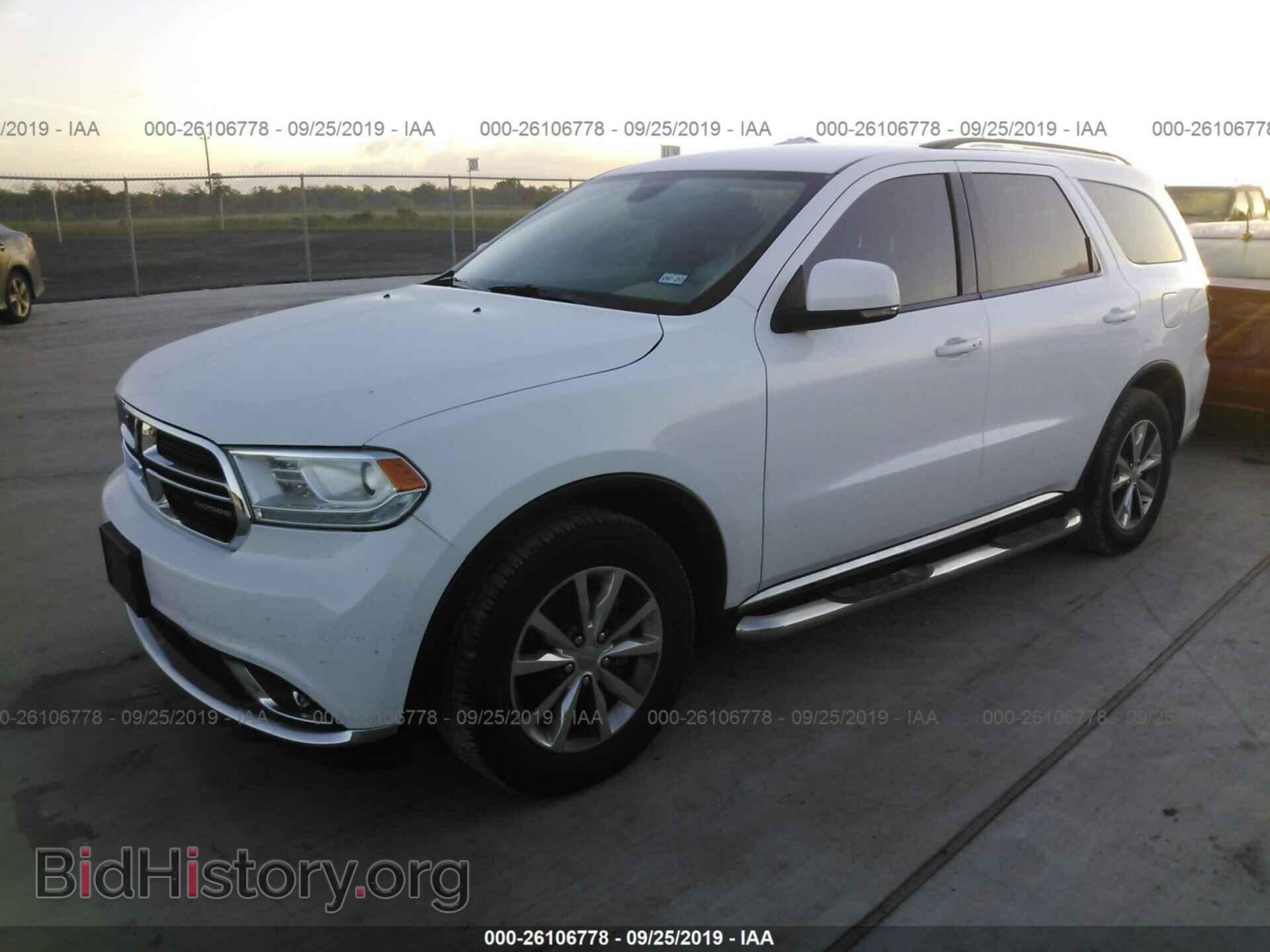 2016 DODGE DURANGO - VIN: 1C4RDHDG2GC374328 - Photo 2