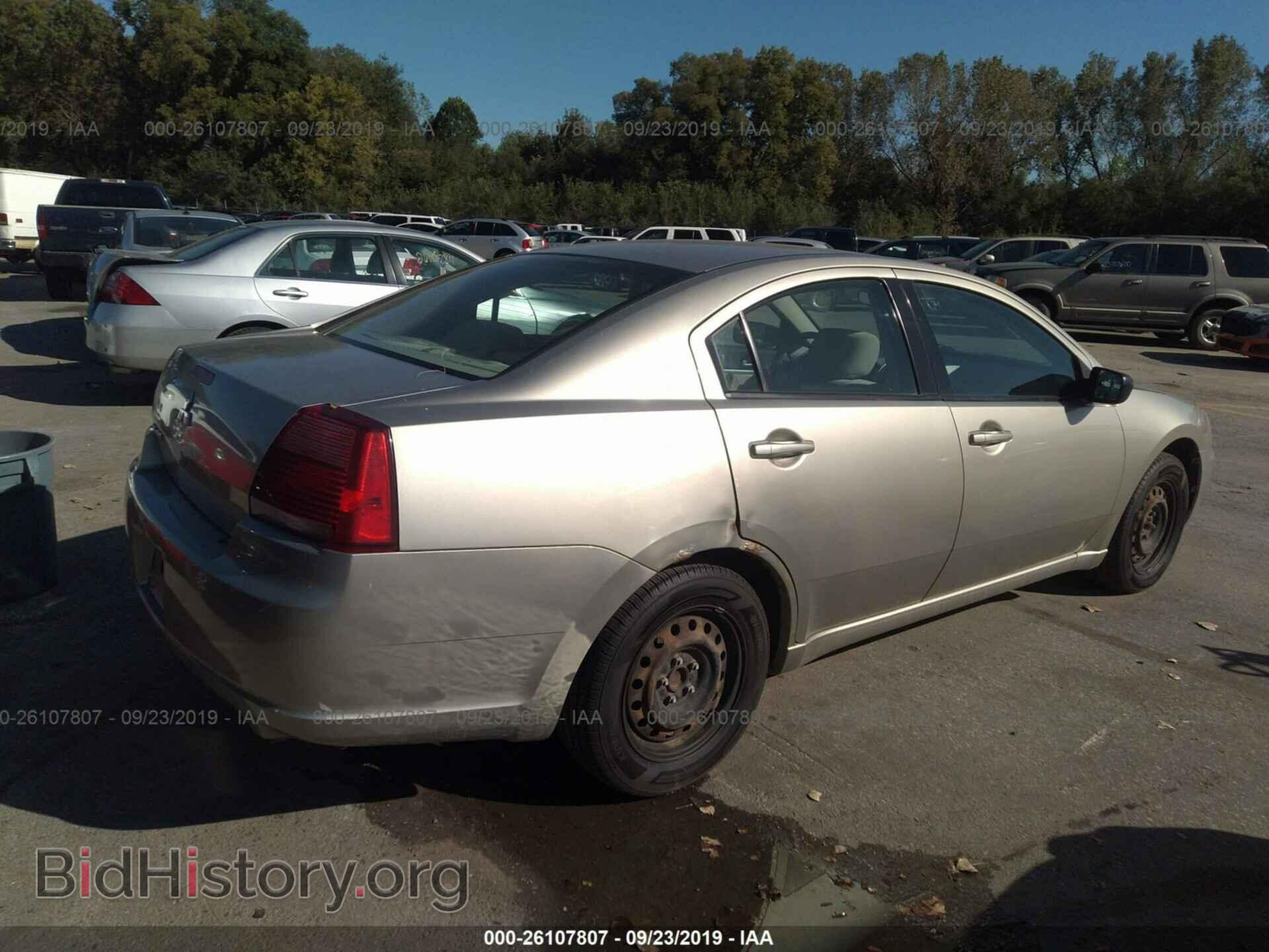 2007 MITSUBISHI GALANT - VIN: 4A3AB36F47E064290 - Фото 4