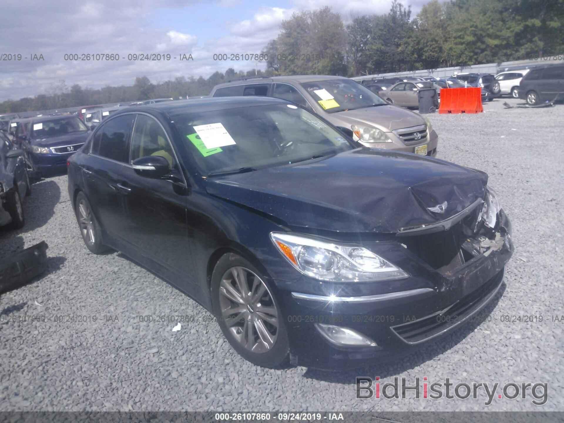 Photo KMHGC4DDXCU186052 - HYUNDAI GENESIS 2012