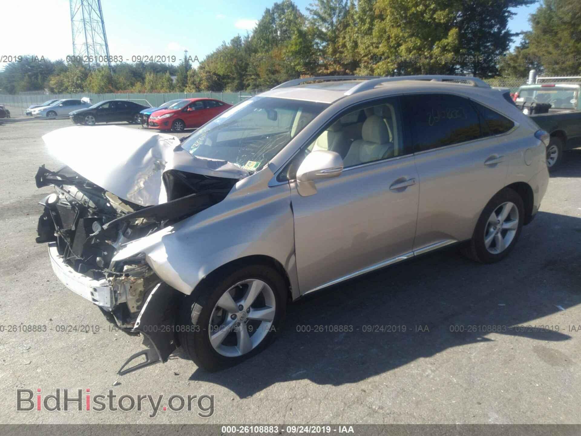 2015 LEXUS RX - VIN: 2T2BK1BA3FC290209 - Фото 2