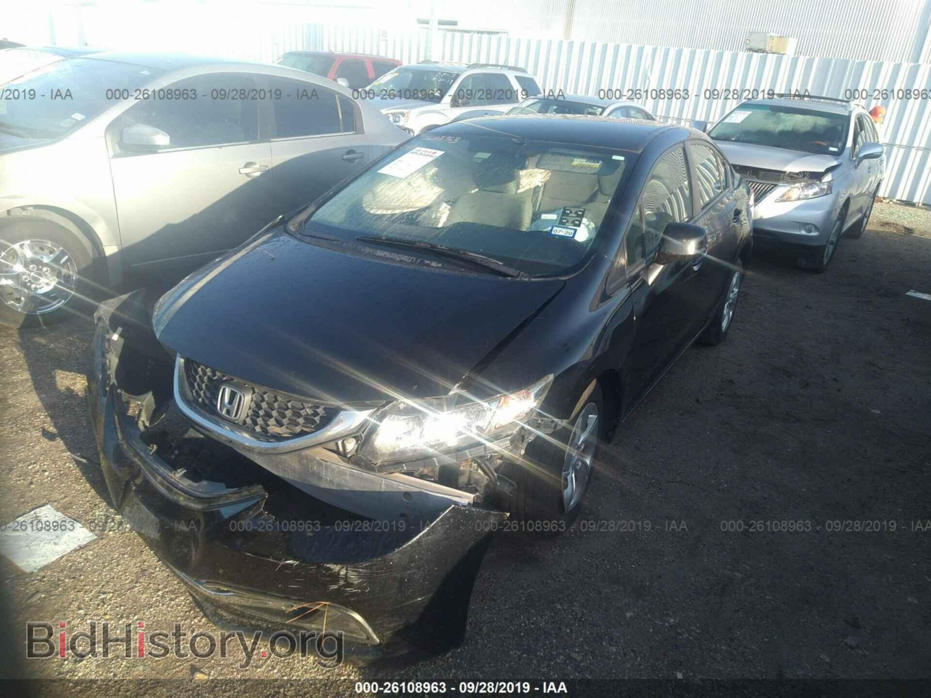2013 HONDA CIVIC - VIN: 19XFB2F54DE063795 - Фото 2