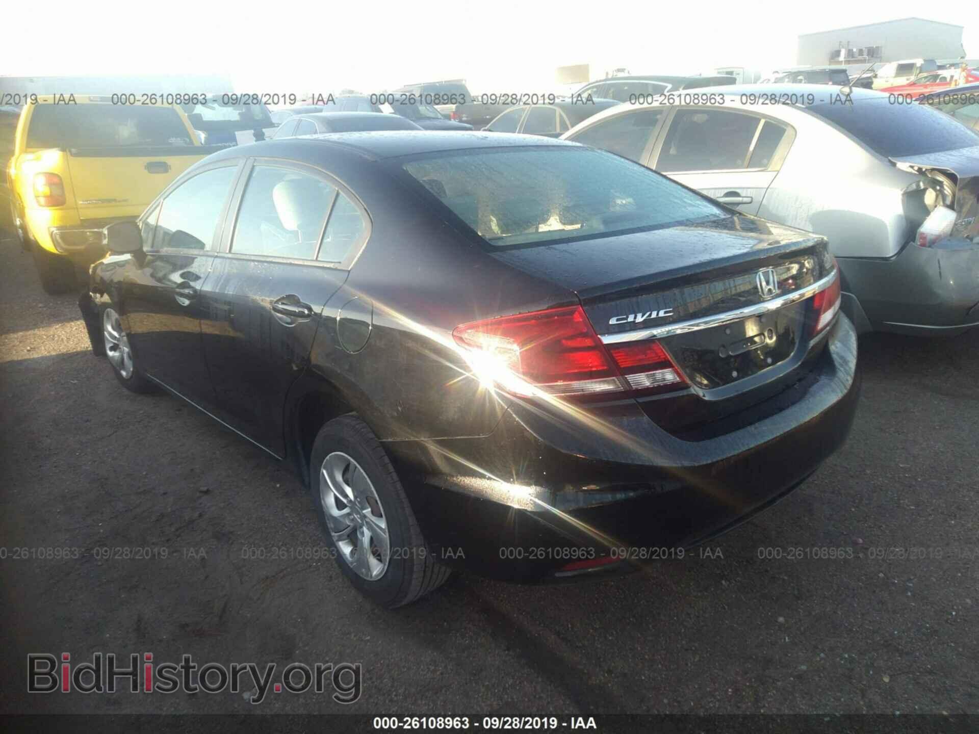 2013 HONDA CIVIC - VIN: 19XFB2F54DE063795 - Фото 3