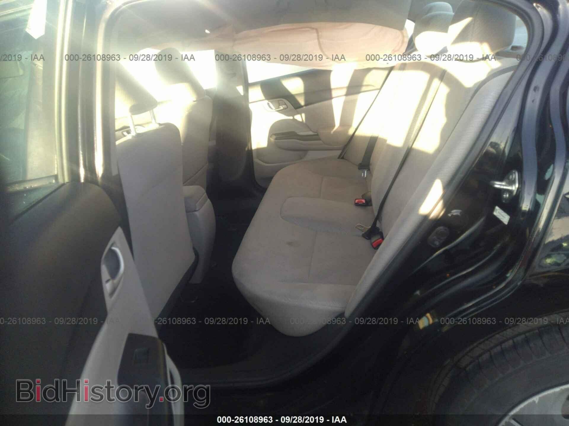 2013 HONDA CIVIC - VIN: 19XFB2F54DE063795 - Фото 8