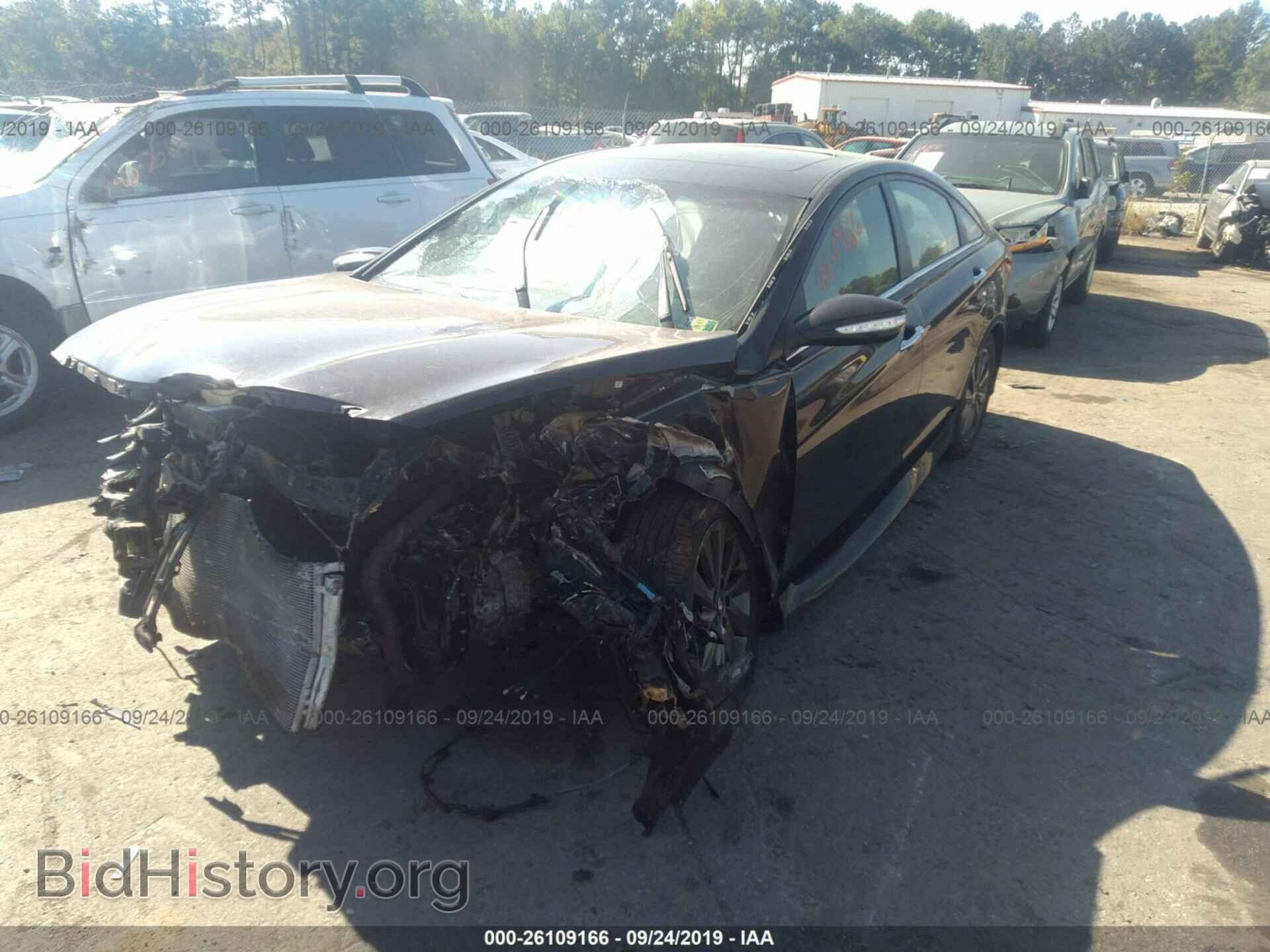 2014 HYUNDAI SONATA - VIN: 5NPEC4AC3EH832018 - Photo 2